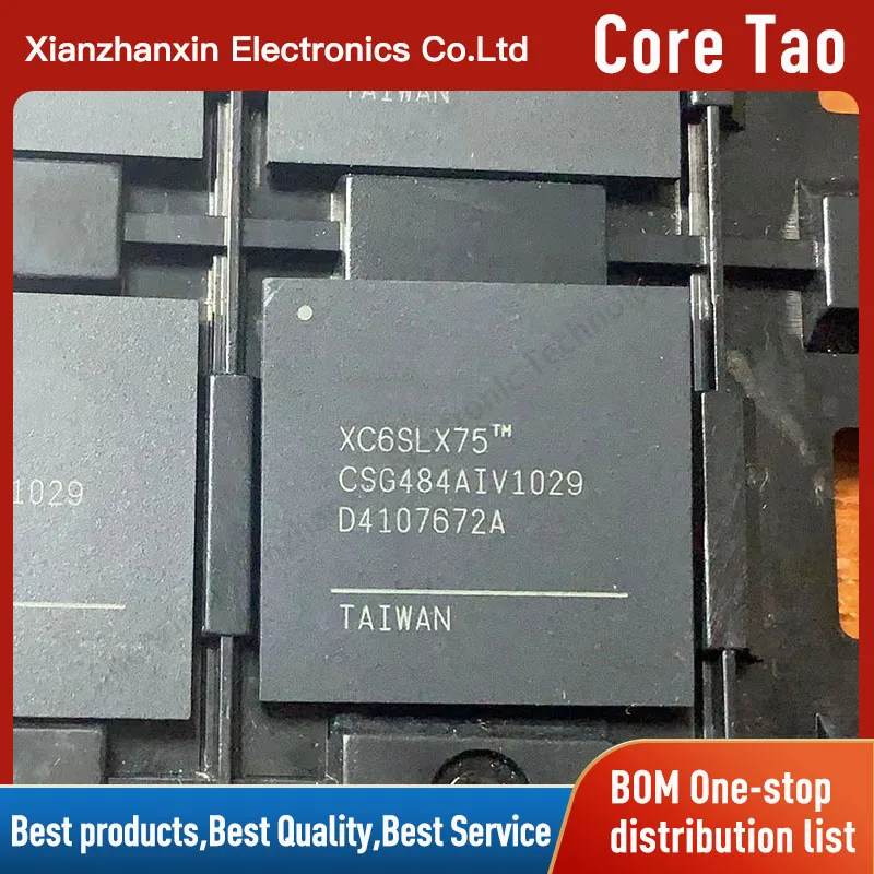 

1pcs/lot XC6SLX75-CSG484 XC6SLX75 BGA-484 FPGAField programmable gate array (fpga)