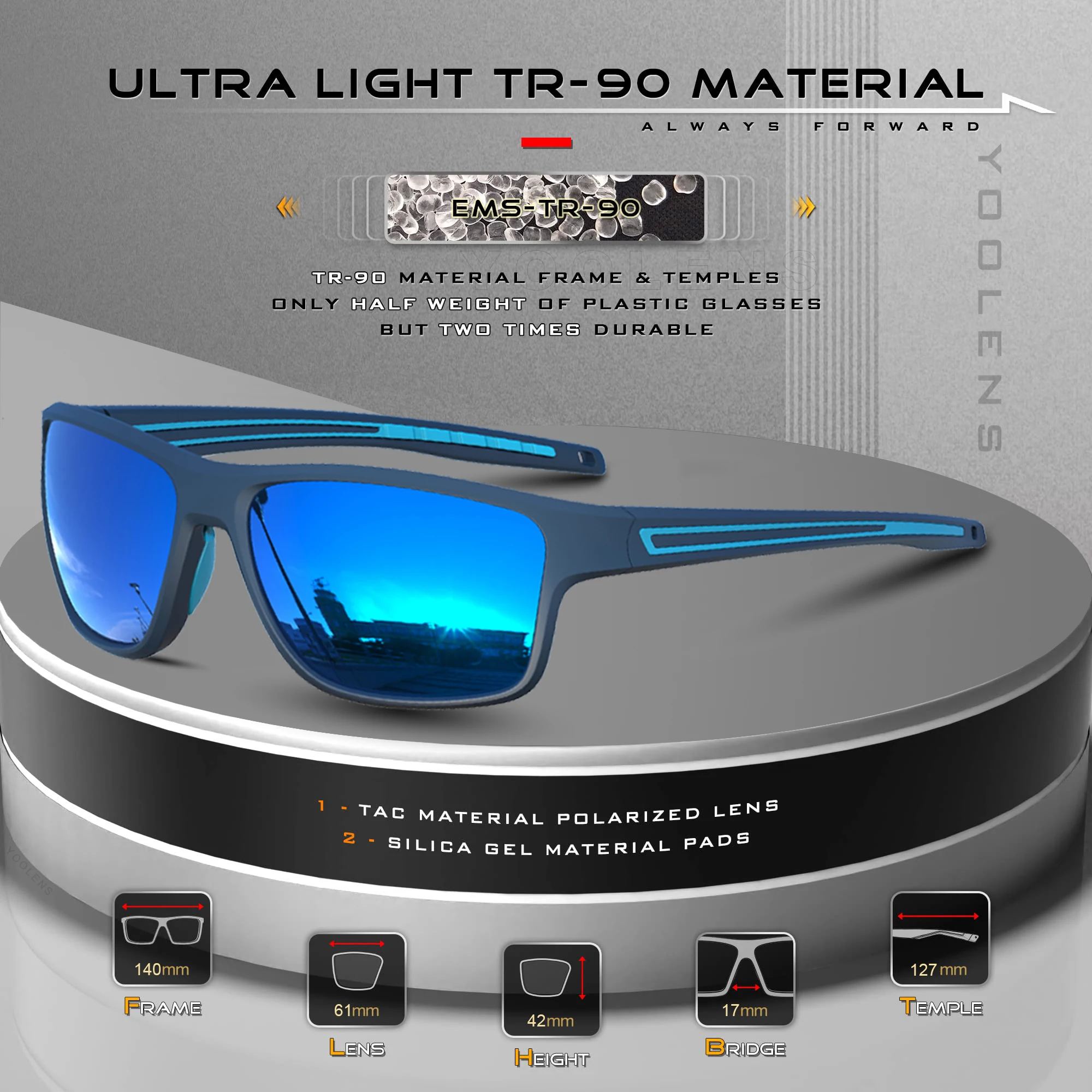 Polarized Sports Sunglasses Men Women Fishing Running Cycling Golf Driving