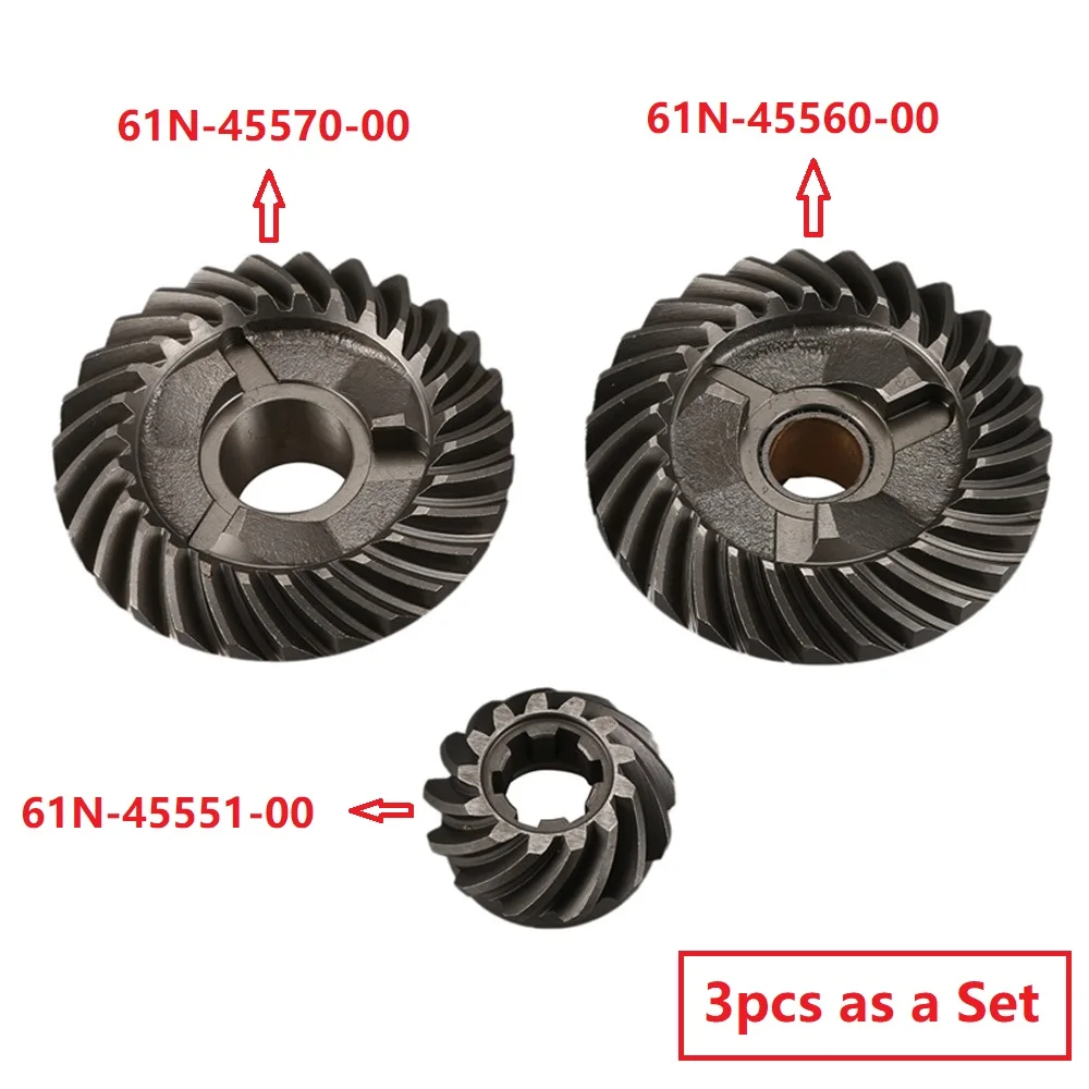 Boat 61N Gear SET For Yamaha Outboard Engine Motor 2 Stroke 25HP 30HP PINION Gear FORWARD Gear REVERSE Gear go kart forward reverse gear box for 13hp engine 40 41 10t or 12t