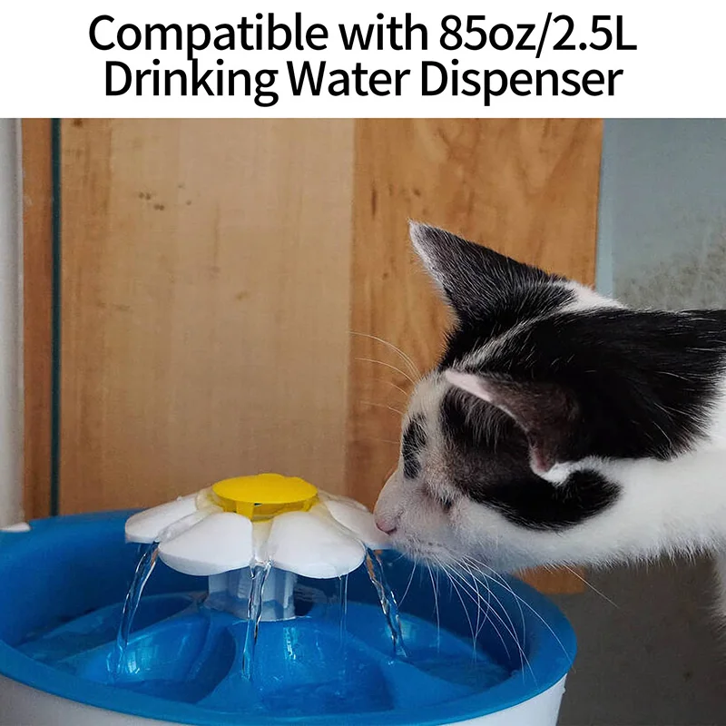 10pcs Pet Drinking Sponge Filter Water Dispenser For Cats And Dogs Healthy Sponge Filter Pet Drinking Fountain Accessories