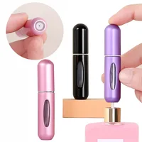 5/8ml Portable Perfume Atomizer Liquid Container For Cosmetics Mini Aluminum Spray Alcochol Empty Refillable Bottle 2