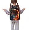 Basketball Pattern Square Front Pocket Backpack for Boy and Girls Best Gifts 3D Cartoon SchoolBags for Children 6