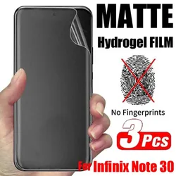 3PCS Matte Hydrogel Screen Protector Film Pack - 3PCS Matte Front