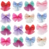 10PCS Dog Bow Dog Hair Accessories Handmade Pet Clothing Decoration Bows For Dogs and Cats Cute Pet Accessories 1