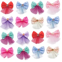 10PCS Dog Bow Dog Hair Accessories Handmade Pet Clothing Decoration Bows For Dogs and Cats Cute Pet Accessories 1