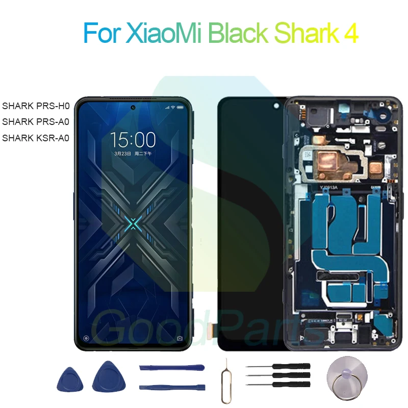 Per Xiaomi Black Shark 4 Sostituzione Display Schermo 2400*1080 Shark Prs-H0/A0,Shark Ksr-A0 Black Shark 4 Lcd Touch Digitizer
