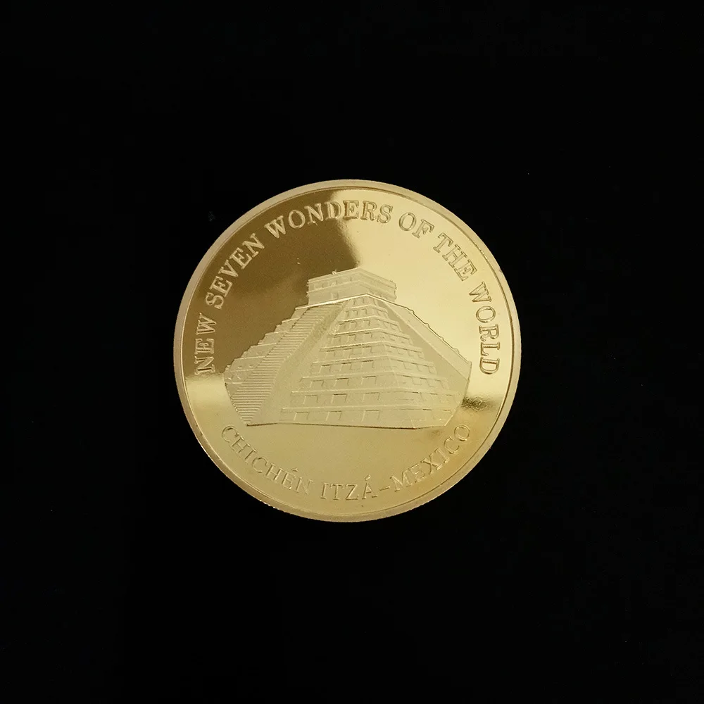 Seven Wonders of The World Coin Collection Gold-plated