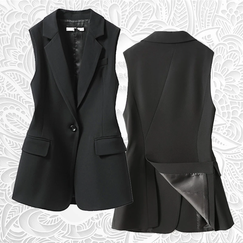 

2023 Spring Summer New Casual Women's Vest Coat Slim Fit High Quality Coat Tank Top