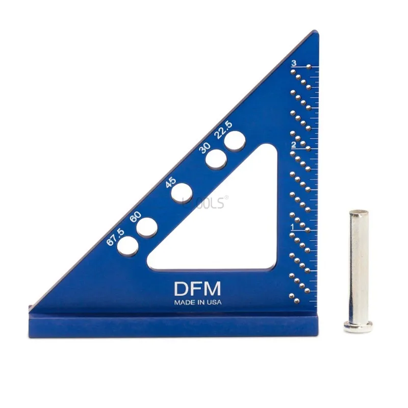 Aluminum Multiangle Ruler Metric Woodworking Precision Triangle Ruler Carpenters Positioning Scriber Measuring Ruler Gauge Tool metric inch adjustable angle woodworking scriber aluminum alloy scribers measuring woodworking tool scriber parallel scriber