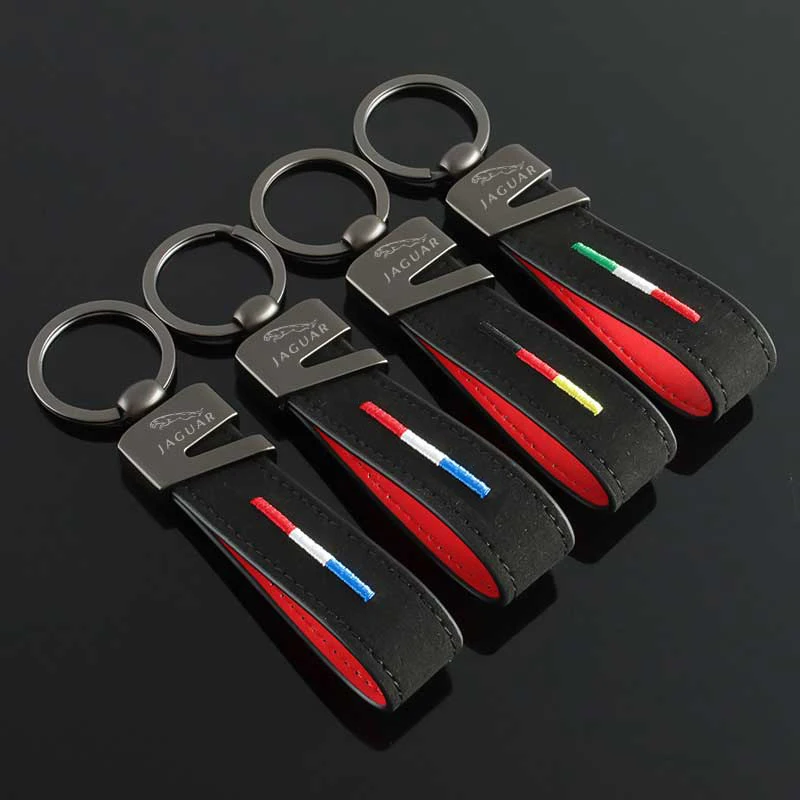 

Замшевая Автомобильная эмблема брелок подвеска брелок для ключей держатель для Jaguar XE XFL XJ XJL XE XEL XK XKR XJ6 XJ-S Epace Fpace S-тип аксессуары