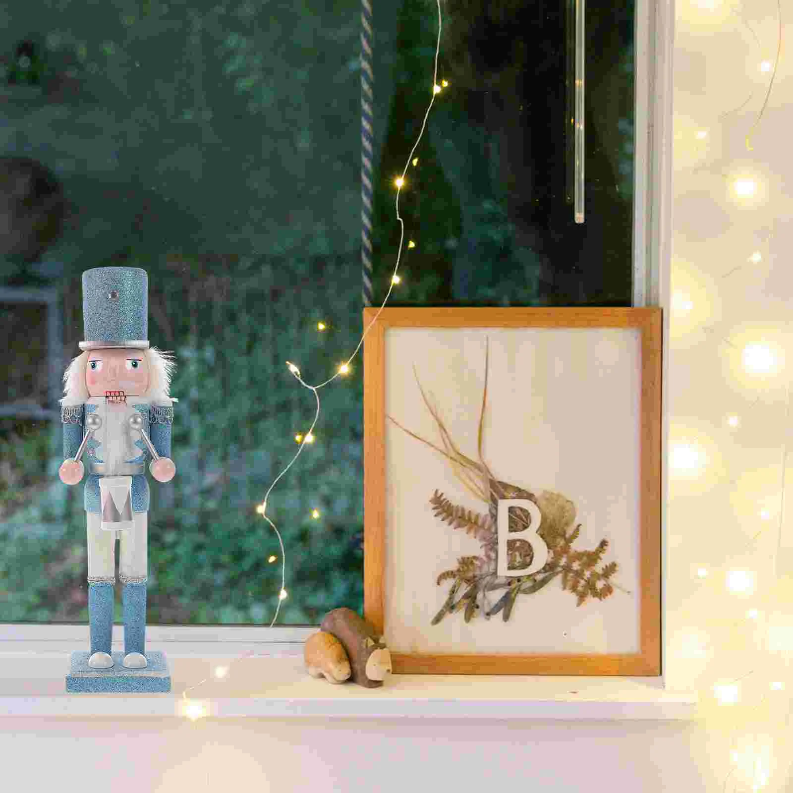 

Christmas Nutcracker Traditional Wooden Pink Nutcracker Ornament Holiday Nutcracker Soldier Figure Christmas Advent Nutcrackers