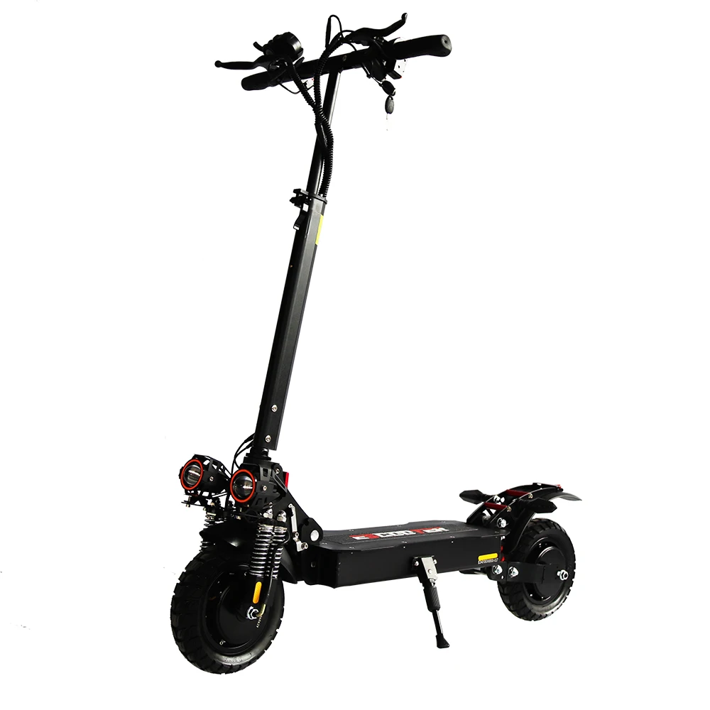 X6 Folding Electric Scooter 2400W Powerful Double Electric Scooter China Warehouse Stock Adult Off-Road 10-inch