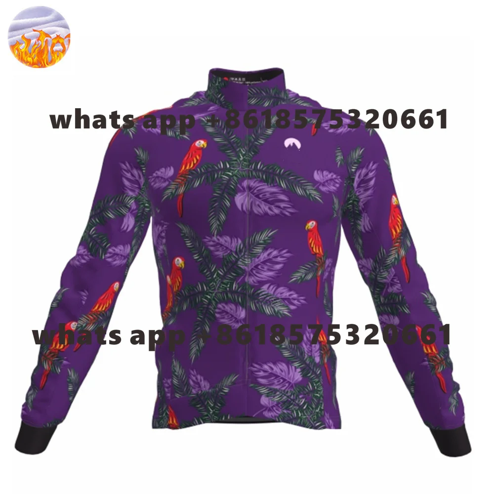 thumbnail image 1 of Ropa de ciclismo térmica de invierno Slopline para hombre, jersey de manga larga para exteriores, ropa para andar en bicicleta de montaña, polar cálido de alta calidad, 1 of 5