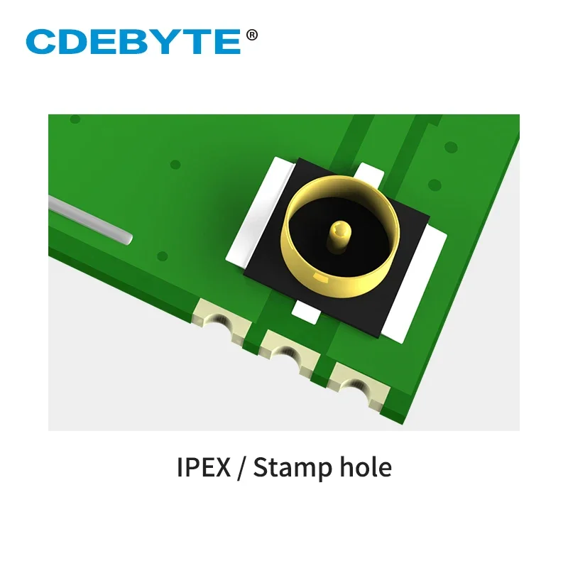 CMT2300A 433MHz 470MHz CC1101 RF Module SPI 20dBm FSK MSK IPEX Stamp Hole FEC CDEBYTE E49-400M20S Data Transmission Module