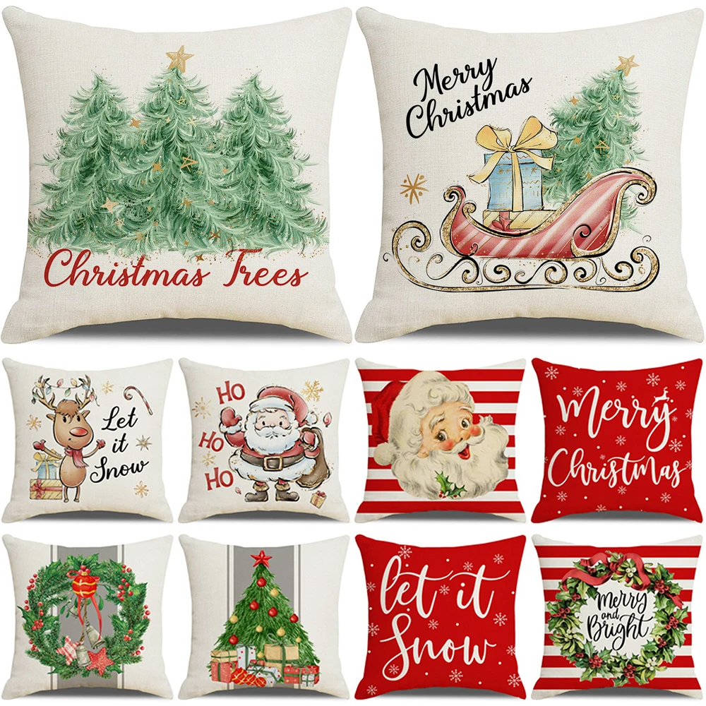 Christmas Pillow Covers 18x18 Set 4 Christmas Pillow Covers 20x20 Set