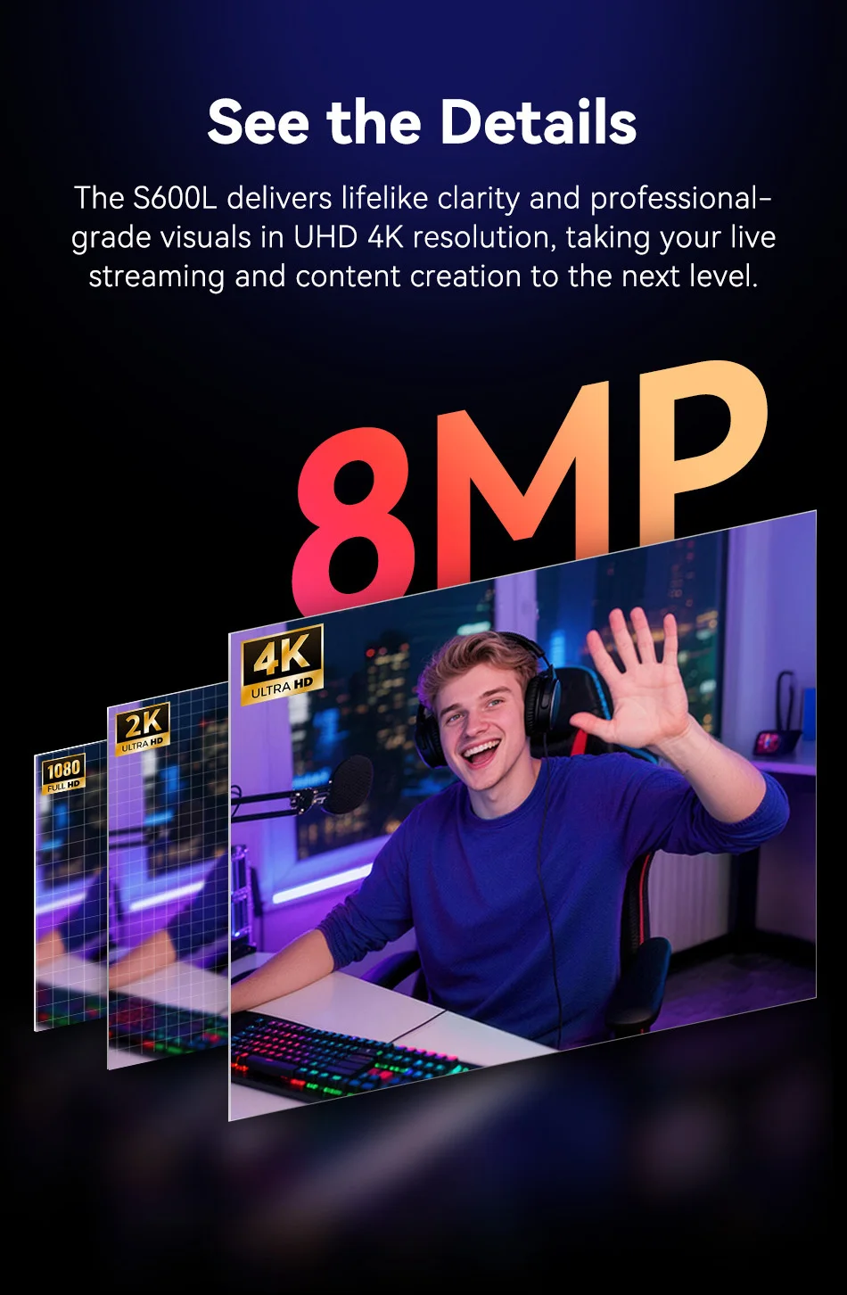 4K video clarity