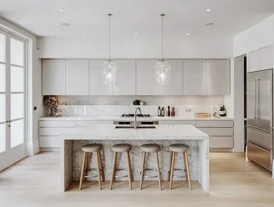 Kitchen Islands High Quality America Style Rock Beam Counter Top Made In Foshan Factory Discount Price