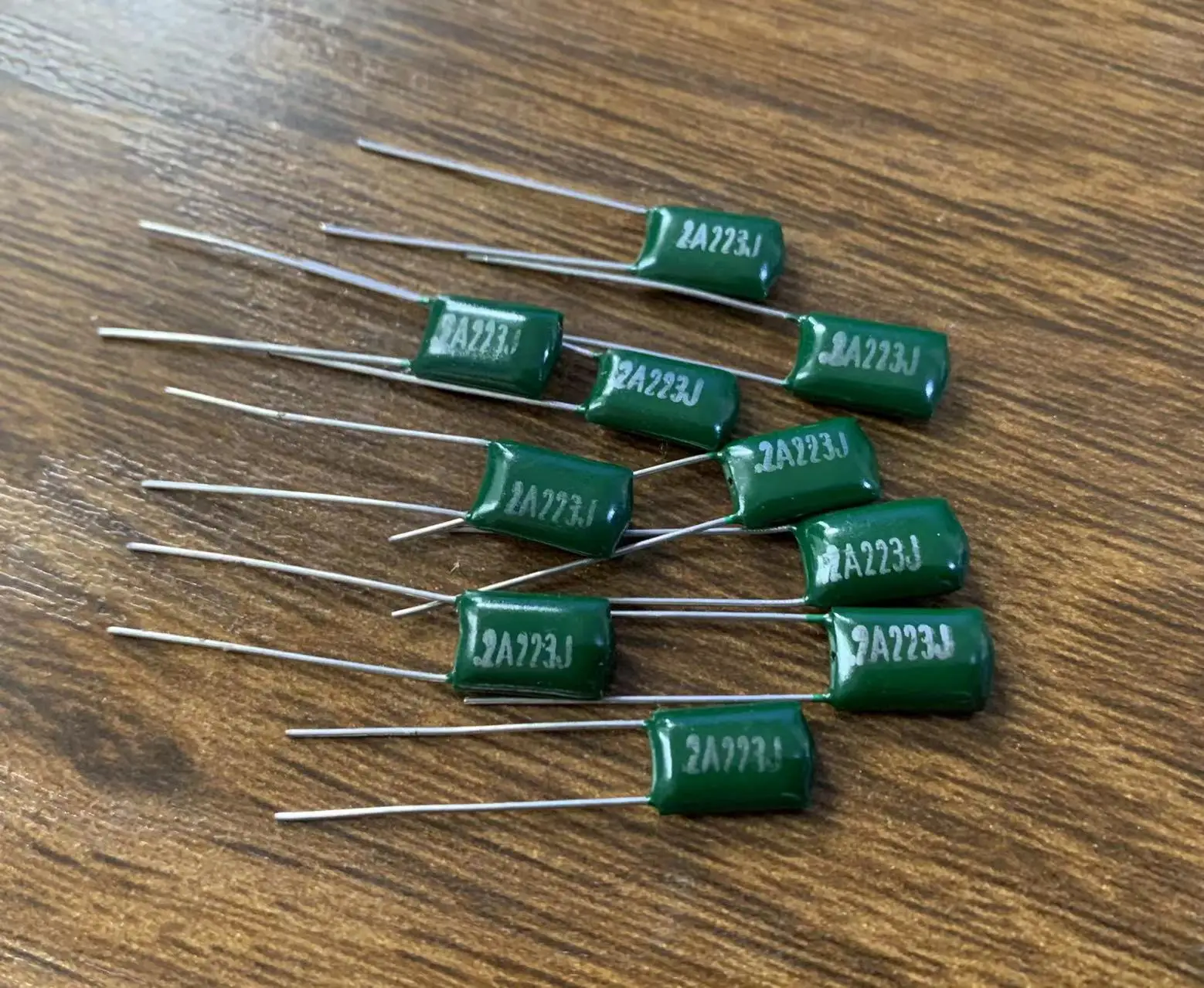 Guitar Tone Capacitors 10pcs Mylar Polyseter Film 2A223K 2A223J 0.022UF 100V/DC