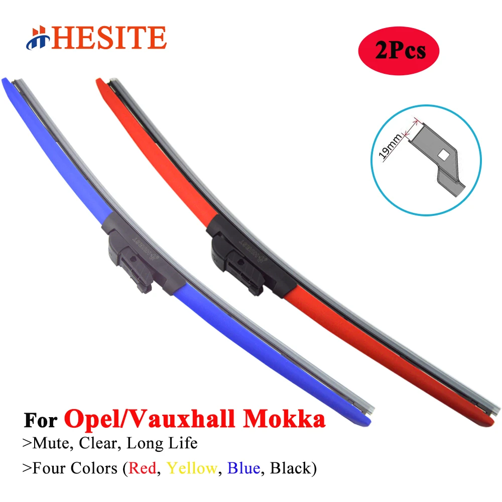 HESITE Colorful Windshield Wiper Blade For Opel Vauxhall Mokka X J13