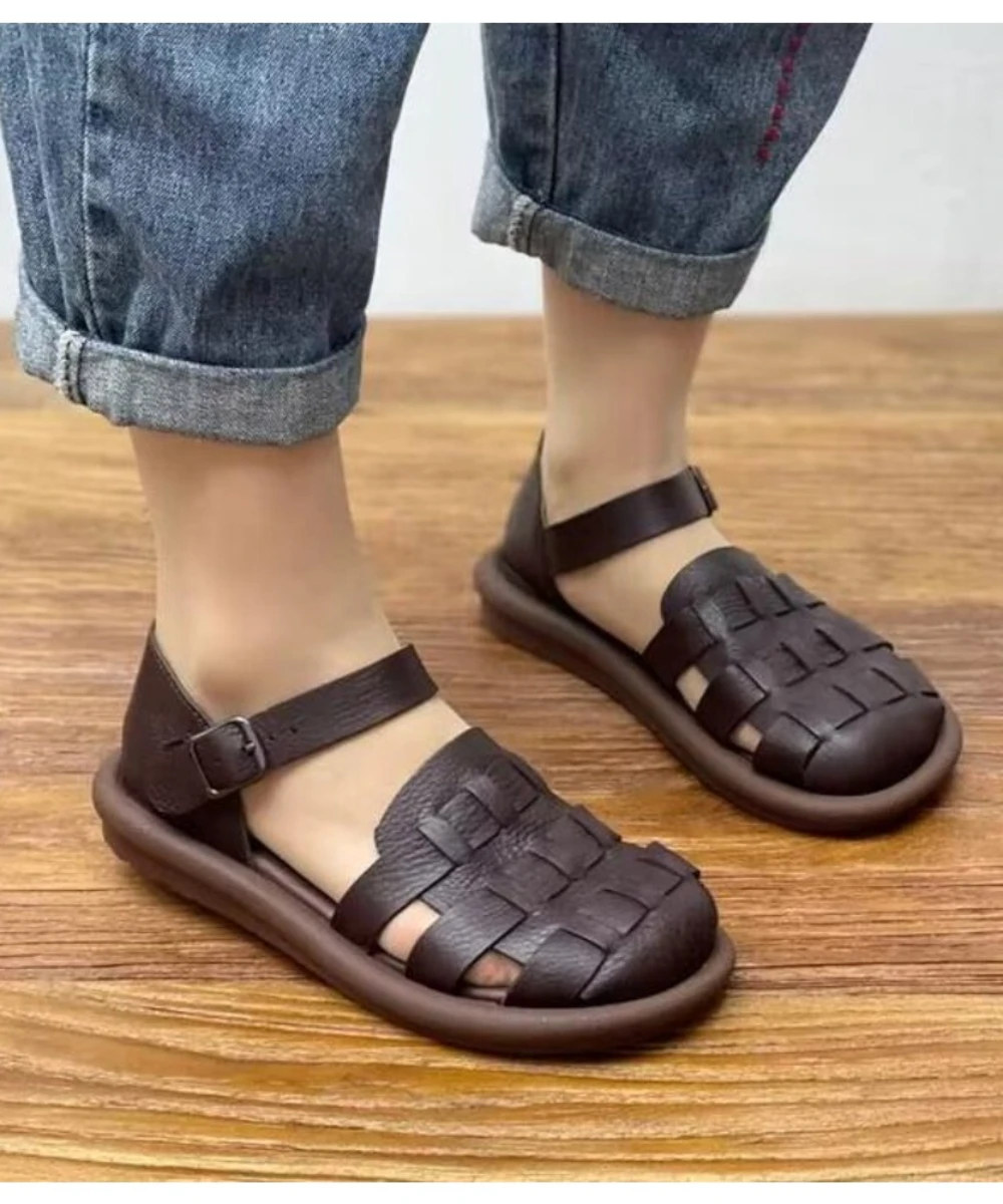 Women Sandals Summer Open Toe Women's Shoes Flat Sandals For Women Non-Slip Comfortable Lightweight Walking Sandals