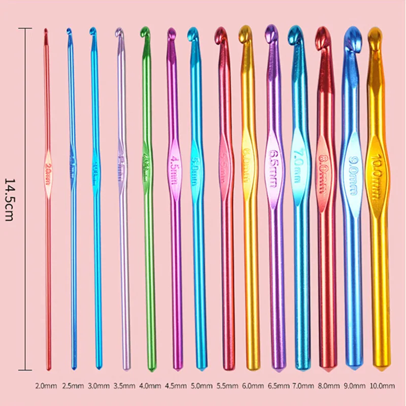 Needle Knitting Set Crochet Hooks Set Multiple Sizes For Knitting