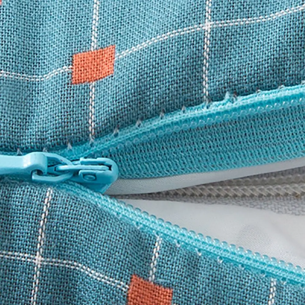 Cylindrical Pillowcase Cotton Double-layer Cervical Pillow Cover Zipper Candy Shapes Buckwheat Pillow Cover Dormitory