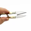 1pcs Mini Steel Shear Fish Line Scissors 15g 10.5cm U-shaped Fishing Line Fly Tying Tool Tackle Gear Scissors Sewing 2