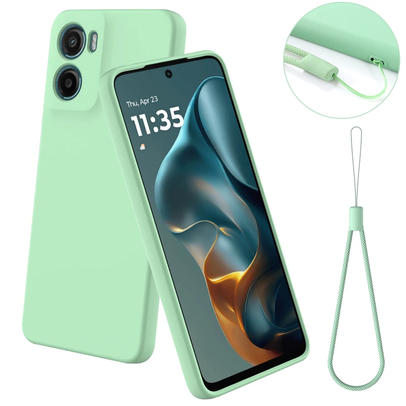 Premium Liquid Silicone Shockproof Phone Case - Elegant Protective Back Cover