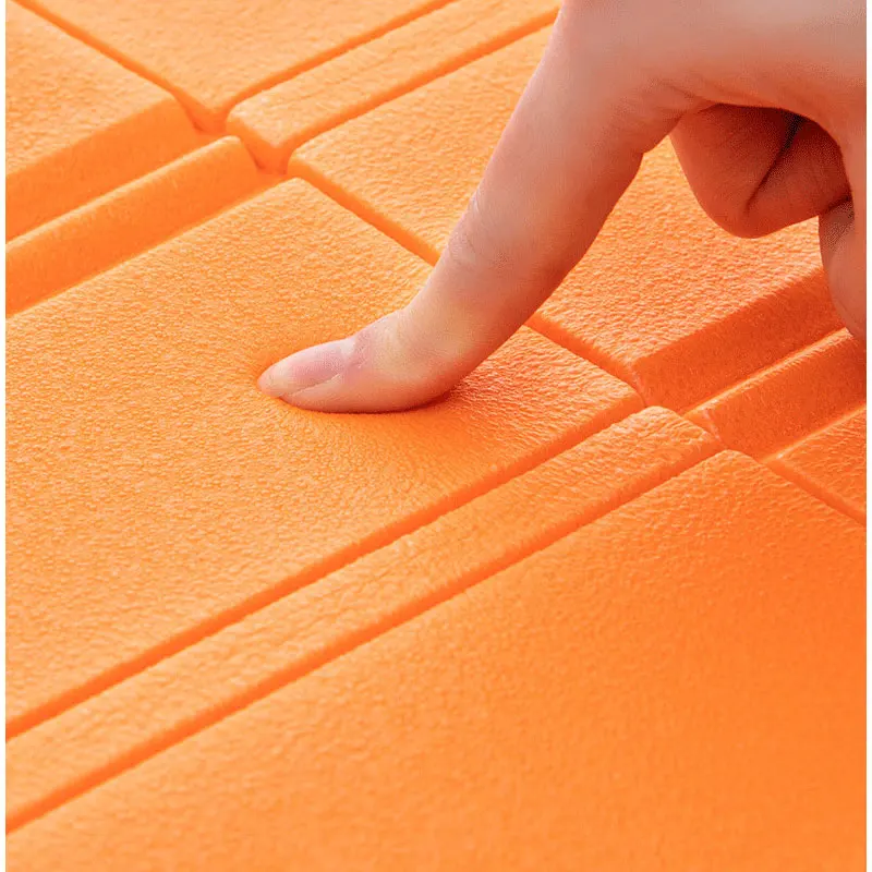 WWAGO Portable Mat Seat with Storage Cover Set Travel Pillow Picnic Mat Waterproof Folding Tourist Hiking Pads Beach Blanket 5