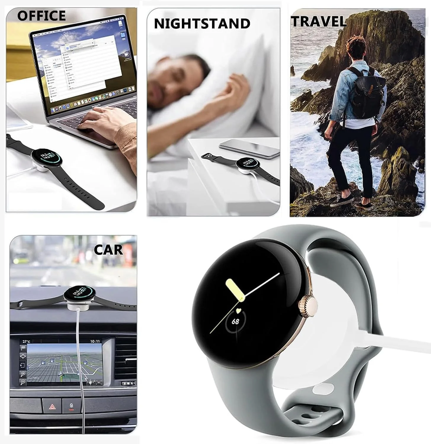 Universal USB-C Charger and Charging Dock