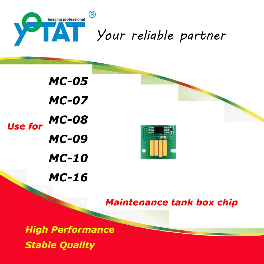 

MC-05 MC-07 MC-08 MC-09 MC-10 MC-16 Maintenance Tank Chip For Canon iPF500 iPF510 iPF670 iPF680 iPF770 iPF780 iPF785 iPF810 Chip