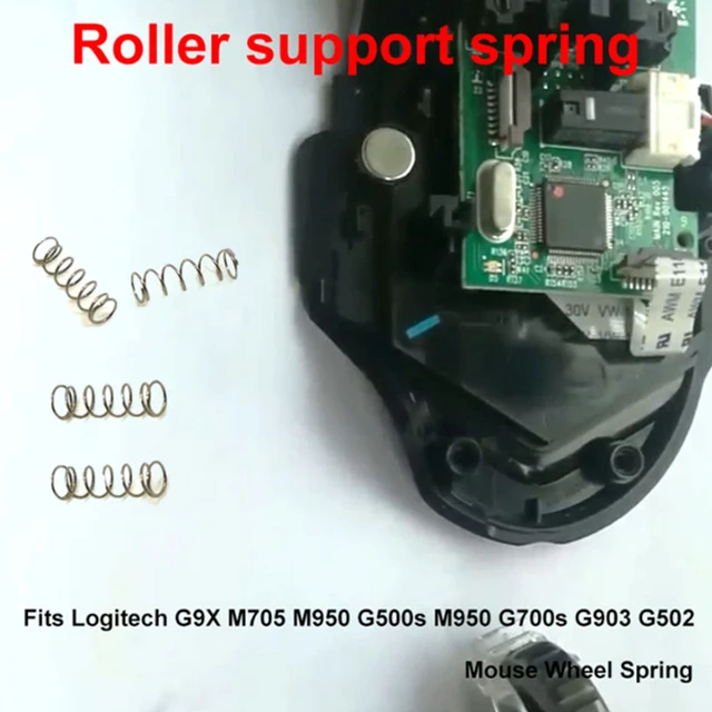 Aktiver Tæt Bering strædet New Logitech Mouse Suitable For G9x M705 M950 G500s M950 G502 G700s G900  G903 Mouse Middle Button Wheel Spring Replacement Parts - Mouse - AliExpress