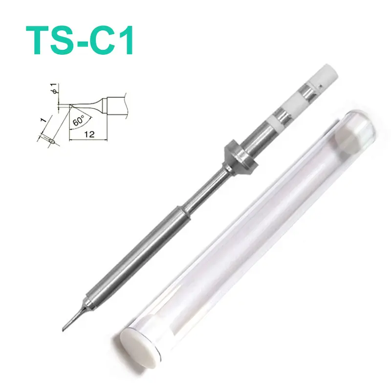 TS100 Mini Welding Horseshoe Sharped TS-BC1 TS-BC2 TS-BC3 TS-C1 TS-C4 Soldering Iron Tip for TS100 TS101 T85 Pin64 Pinecil V1 V2 image 11