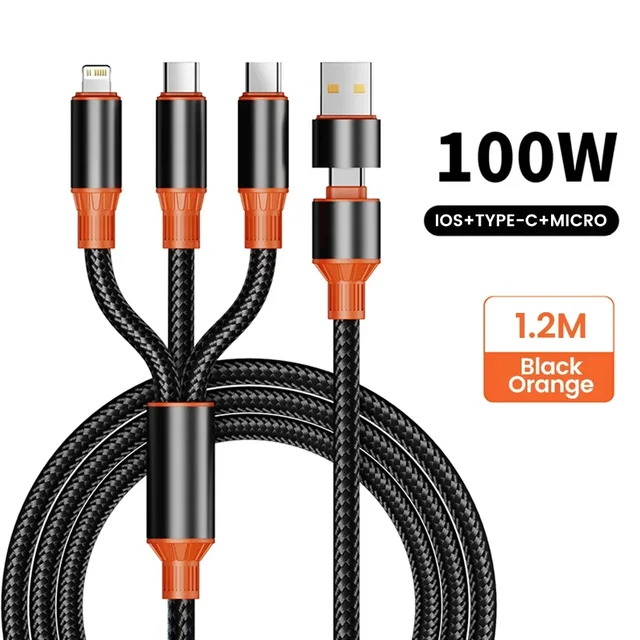 3 in 1 USB Cable Type C Cable