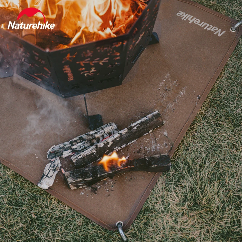 

Naturehike Camping Fiberglass Fireproof Mat Outdoor Portable High Temperature Resistant Flame Retardant Insulation Pad 60x60cm