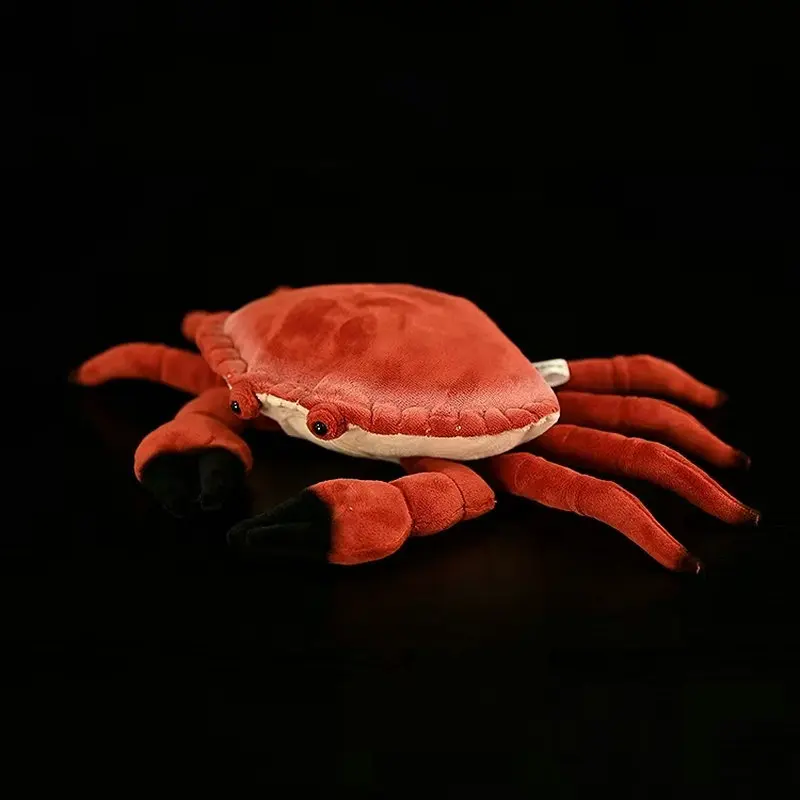 New Styles Edible Crab Plush Toy High Fidelity Dungeness Crabs Plushie ...