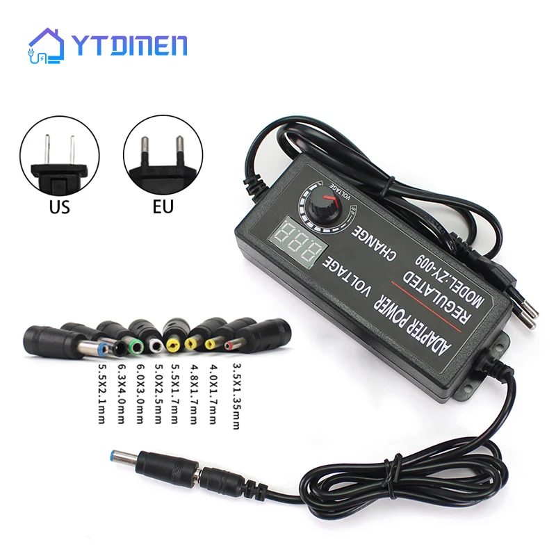 Ac Dc 220V A 3V 5V 6V 9V 12 V 15V 18V 24V Alimentatore Regolabile 12 V 2A 3A 5A Adattatore Di Alimentazione 12 V Volt Adattatore Universale