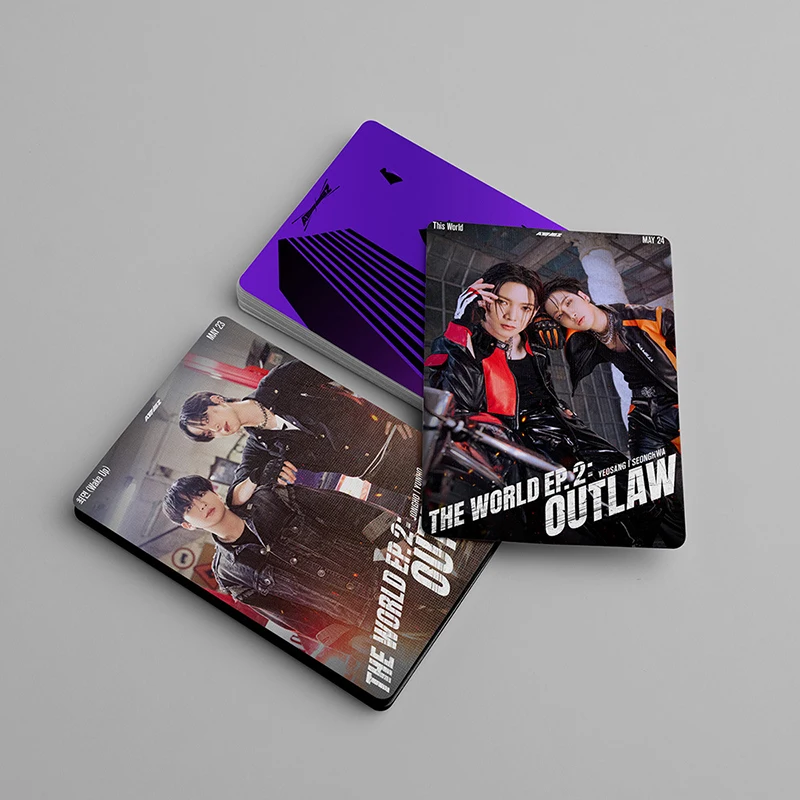 54pcs/set Kpop ATEEZ Lomo Cards The New Album ZERO FEVER Part 3 Photocards K-pop ATEEZ HD High Quality Photo Cards fan gift