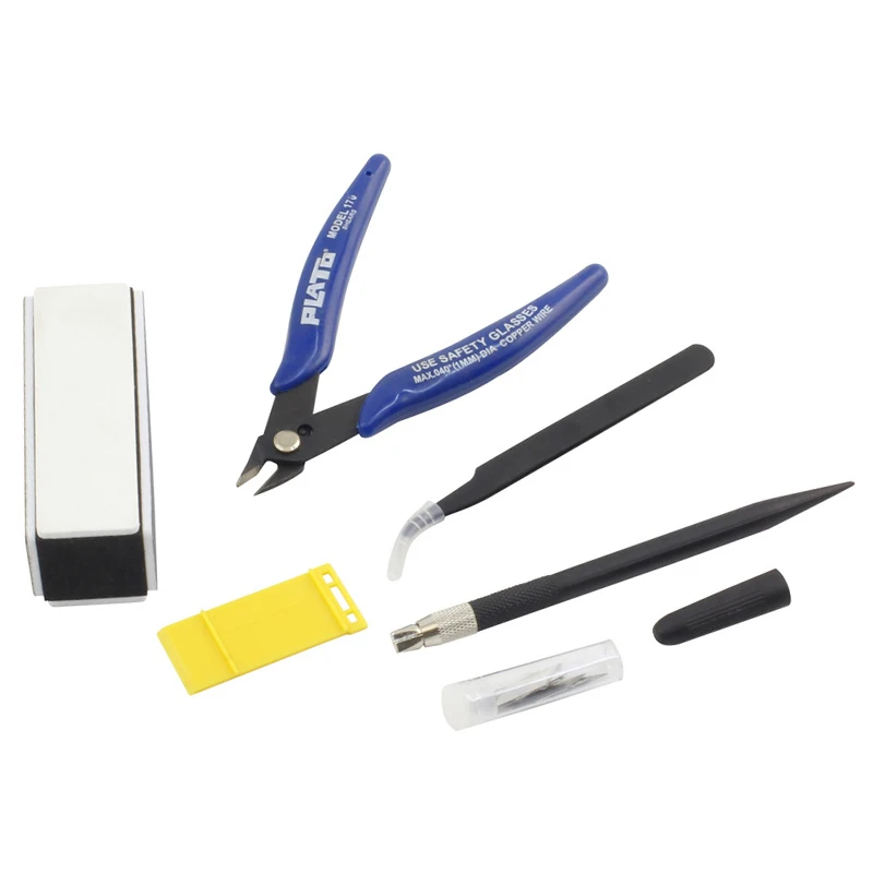 New Gundam Gunpla Model Tool Basic Beginner Tools Set for VT031 Model Craft  Kit Utility Knife Cutting Pad Gundam Basic Tools