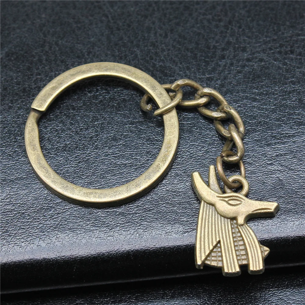 Keychain Ancient Egyptian God Of Death Anubis The Eye Of Horus Cat Keyring Souvenirs Creative Party Jewelry Accessories Gift