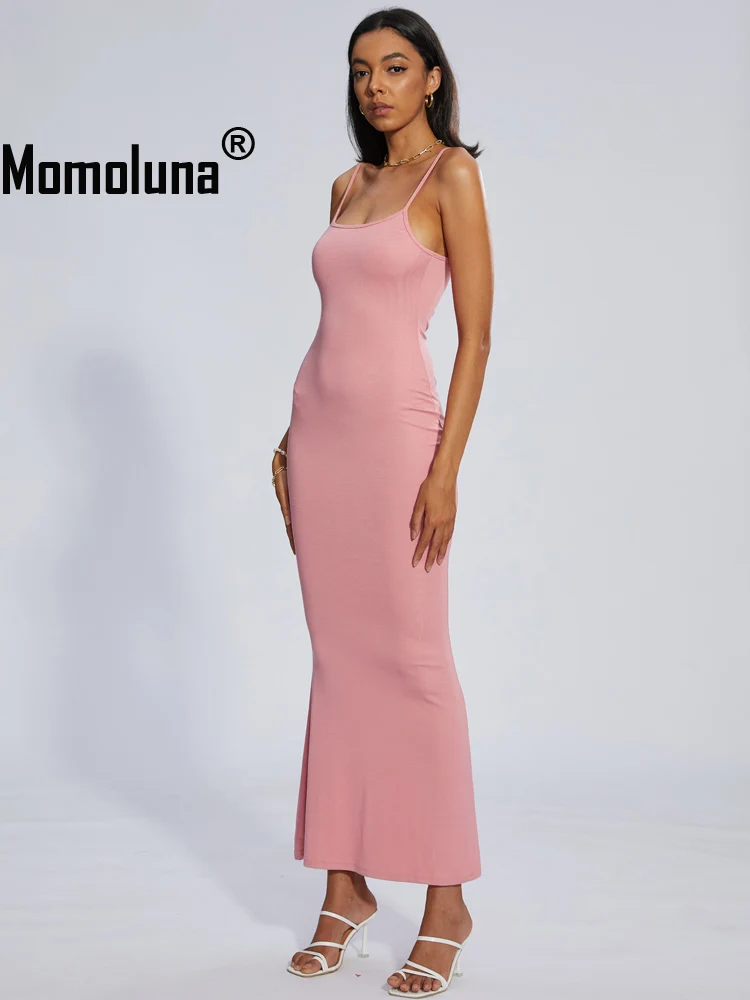 Pink Soft Lounge Maxi Dress