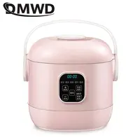 DMWD 2L Portable Smart Mini Rice Cooker 5 Menus Yogurt Cake Maker Porridge Soup Pot Breakfast Machine 24H Appointment 2