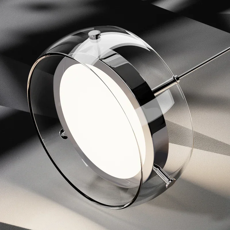 LED Modern Minimalist Dining Table Light Glass Restaurant Pendant Light Single Head Three Head Restaurant Light Indoor Lighting