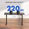 E6 Essential Dual Motor Standing Desk Frame 3 Stages Electric Height Adjustable Desk Stand Up Desk Frame Only ((Black) 5