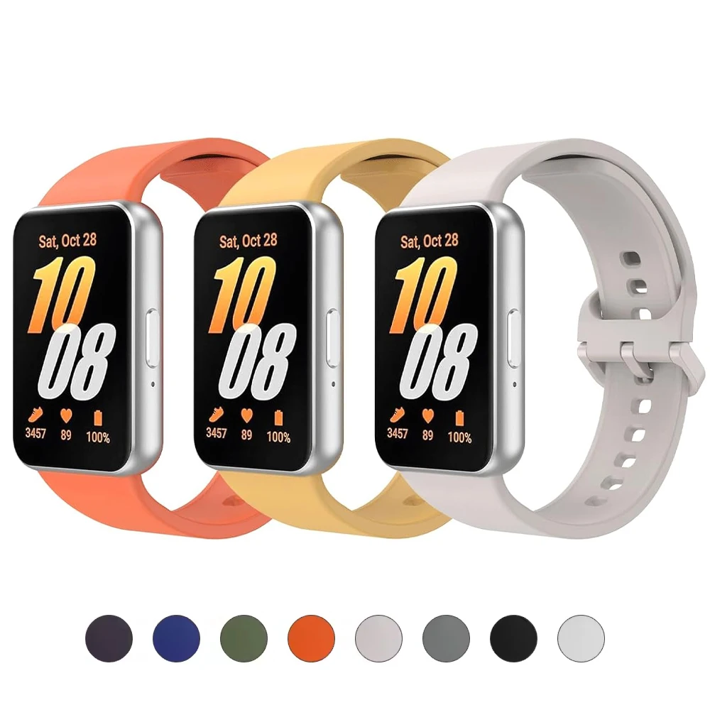 Enhanced Silicone Sport Strap for Smart Watches - Replacement Bracelet Band Accessory
