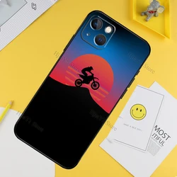 Moto Cross Motorcycle Sports Phone Back Cover for iPhone 12 Mini (UU65)