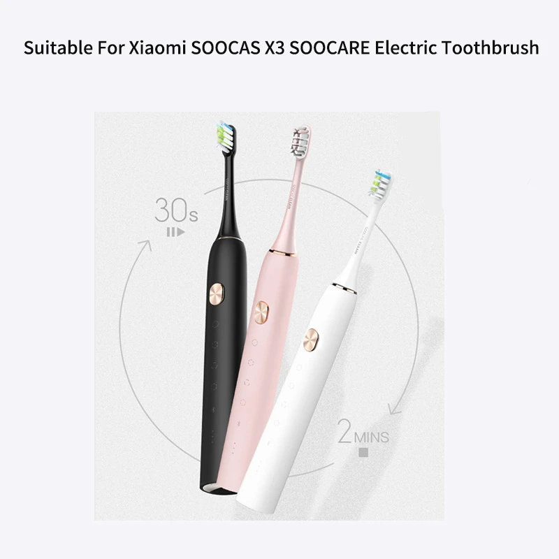 Toothbrush Heads Replacement Brush Head For Xiaomi Electric Sonic Toothbrush Soocas X5 X3 X1 X3U SOOCARE Soft Dupont Bristle