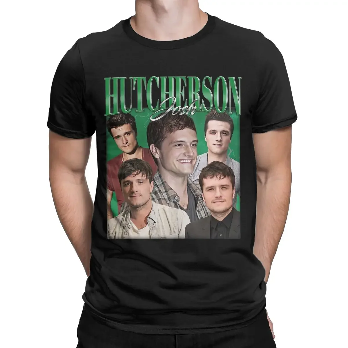 

Футболки Hutcherson с Джошем унисекс для мужчин и женщин, короткие летние футболки, повседневная хлопковая одежда, Новое поступление, модная одежда для пар