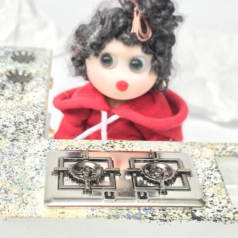 1pc 귀여운 미니 인형 집 인형 집에 대 한 소형 가스 스토브 인형 집 장식에 적합 한 미니 액세서리
