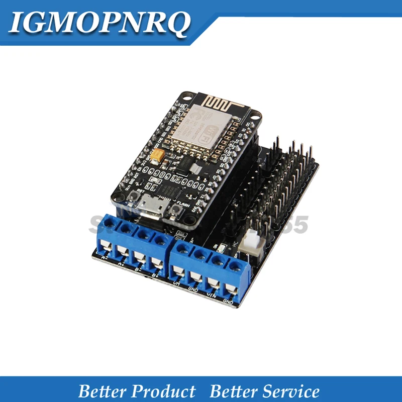DollaTek ESP8266 Entwicklungsboard V3 Mit CH340G USB Und Base Shield – WiFi-Modul Mit GPIO, PWM, ADC, I2C, Für IoT-Projekte